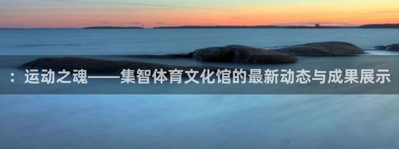 意昂平台体育：：运动之魂——集智体育文化馆的最新动态