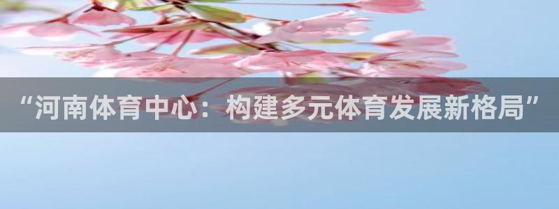 意昂体育4娱乐：“河南体育中心：构建多元体育发展新格局”