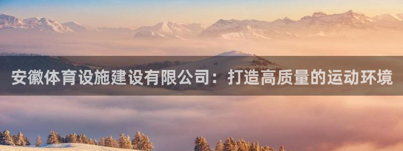 海南意昂体育4发展怎么样：安徽体育设施建设有限公司：打造高质 