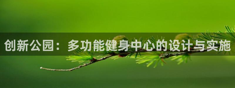 意昂体育4招商电话号码是多少：创新公园：多功能健身中